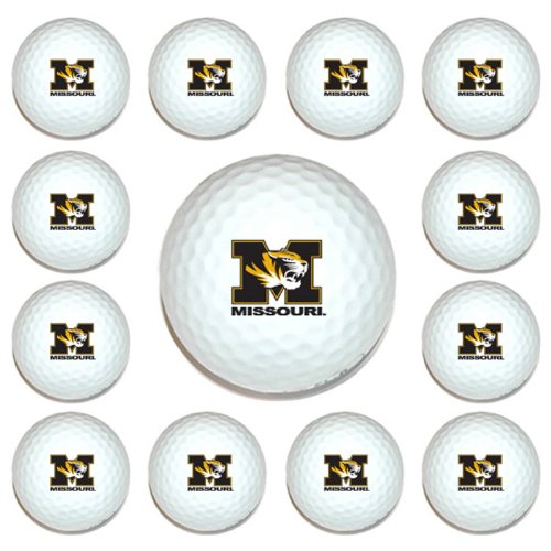 Missouri Tigers Dozen Pack Of Golf Balls From Team Golf