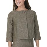 Isaac Mizrahi for Target Linen Blazer - Khaki/ Brown