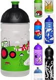 Produkt-Bild: ISYbeTrinkflasche 500ml Landleben, transparent, schadstofffrei, sp&uuml;lmaschinengeeignet, auslaufsicher