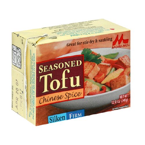 Morinu Tofu,Silken,Firm, Chinese Spicy, 12-Ounce Packages (Pack of 12) by Mori-Nu