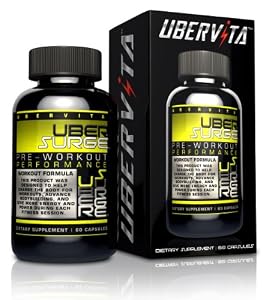 Ubersurge Pre-workout Energy Capsules, Endurance by Ubervita