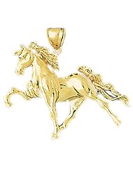 CleverEves 14K Gold Pendant Horse 7.3 - Gram(s)