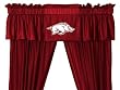NCAA Arkansas Razorbacks - 5pc Jersey Drapes Curtains and Valance Set