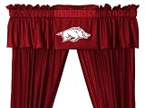NCAA Arkansas Razorbacks - 5pc Jersey Drapes Curtains and Valance Set
