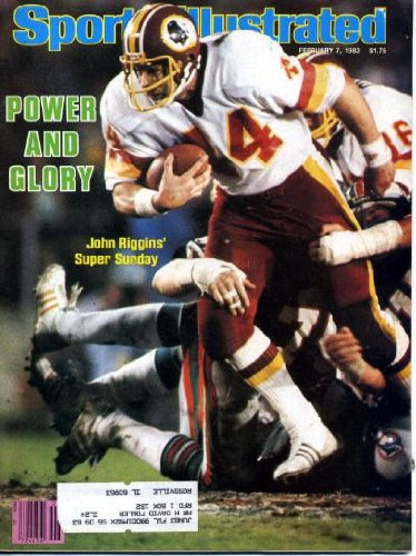 Sports Illustrated February 7 1983 John Riggins/Washington Redskins on Cover, Super Bowl XVII, Billy Olson/Pole Vault, The 3-Point Shot, Tamara McKinney/Skier