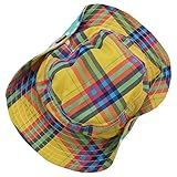 【H28年春物】 CHILD CHAMP(チャイルド チャンプ) 先染格子リバーシブルサファリハット M 50cm~52cm/Y NO.C-86161966