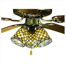 Meyda Tiffany 27470 Fan Light Shade, Stained