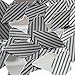 Sequin Black Gray Corrugated Stripe Long Diamond 1.75 inches Couture Loose Paillette Sequins