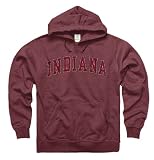 Indiana Hoosiers Heather Cardinal Tradition Ring Spun Hooded Sweatshirt