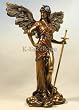 ARCHANGEL SAINT GABRIEL SCULPTURE Real Bronze Powder Cast Statue