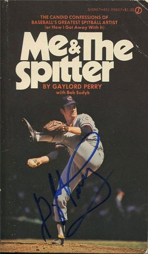 Gaylord Perry Autographed/Signed Book