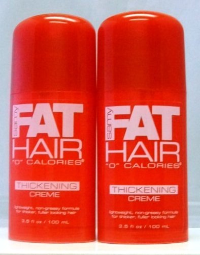 Click To Samy FAT Hair Thickening Creme 3.5 Fl.oz/ 100ml ( 2 Pack) Details... Samy FAT Hair Thickening Creme 3.5 Fl.oz/ 100ml ( 2 Pack)