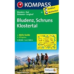 Bludenz - Schruns - Klostertal 1 : 50 000: Wanderkarte mit Tourenf�hrer, Radwegen, alpinen Skirouten und Loipen. GPS-genau
