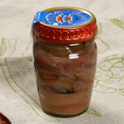 Scalia Anchovy Fillets in Extra Virgin Olive Oil 2.8 oz Jars (Pack of 2)