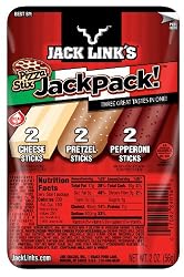Jack Link's Jack Pack! Pizza Stix Variety Pack, 2-Ounce Packages (Pack of 12)
