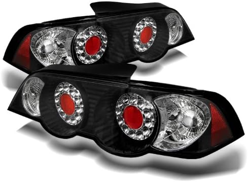 Redlines TL-ARSX02-LED-JM Black Medium LED Tail Light for Acura RSX '02-'04 and Lexus Altezza - Pair