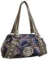 KATHY Van Zeeland Crown Princess Satchel,Multi,one size