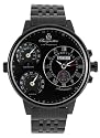 Burgmeister Montana BM309-622 Herren Automatik Uhr Edelstahl schwarz Datum/Tag/Monat/Tag-Nacht, Thermometer, Hygrometer