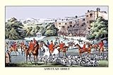 Canvas Print, Fox Hunters Gather at Amstead Abbey - 20x30