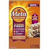 Metamucil Meta Health Bar Cinnamon Oatmeal Raisin 10 Count