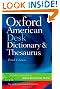 Oxford American Desk Dictionary & Thesaurus