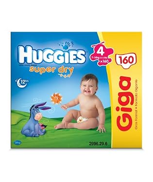 Huggies Superdry Gigapack - 160 pack (Size 4)