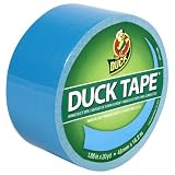 Duck Brand 1311000 Colored Duct Tape, Light Blue, 1.88-Inch by 20 Yards, Single Roll