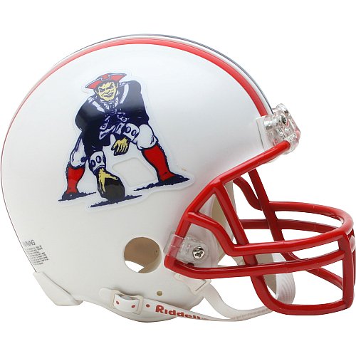 Riddell New England Patriots Mini Replica Throwback Helmet