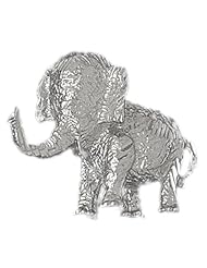 Clevereves 14K White Gold Pendant Elephant 9.2 - Gram(s)