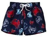 Flapdoodles Boys 2t-7 Crab Swim Trunks