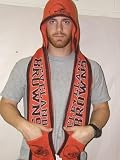 Cleveland Browns 2011 Team Stripe Hooded Knit Scarf with Pockets
