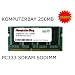 KOMPUTERBAY 256MB 133Mhz PC133 SDRAM SODIMM (144 Pin) Laptop RAM 16Mx16x8 (8 Chip Basierung)