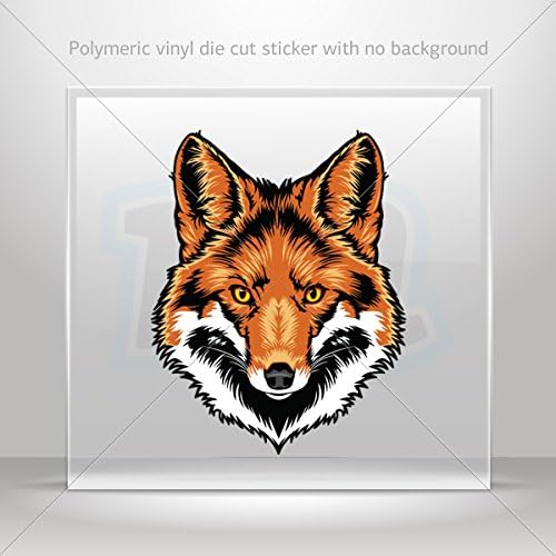 Sticker Decals Fox Head Vehicle Tablet Hobby Waterproof Racing Durable Racing Motorbike 0500 X3983