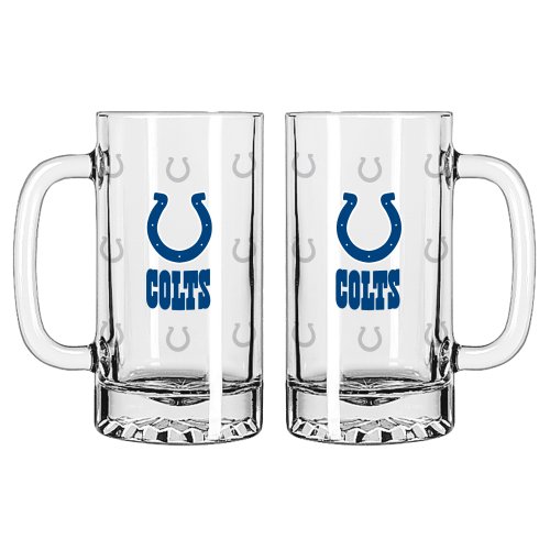 NFL Indianapolis Colts 2pk Satin Etch Tankard
