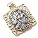 14K Gold Ptolemy XII Cleopatra Tretrarachm Pendant