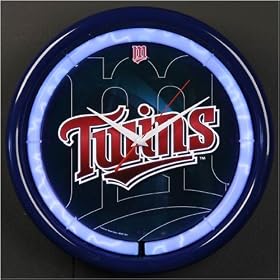 Minnesota Twins Plasma Wall Clock
