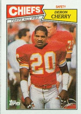 1987 Topps #171 Deron Cherry - Kansas City Chiefs (Football Cards)