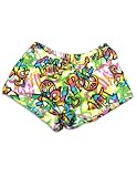 BeePosh Love, Peace and Fun Fleece Pajama Shorts for Girls