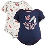 Cleveland Indians Infant Home Run 2-Pack Creeper Set