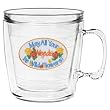 Garden Sign - Wildflowers - 12 oz Insulated Coffee Mug, Clear