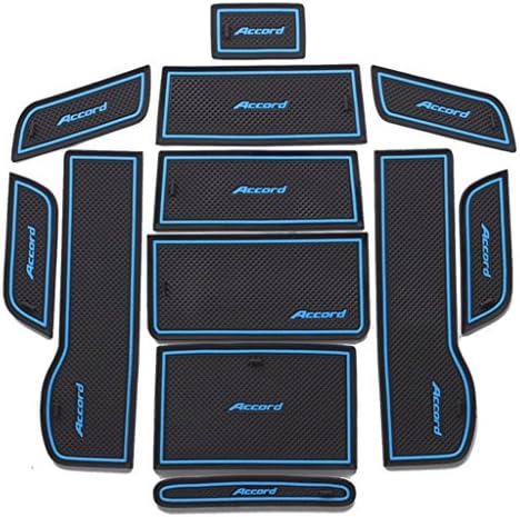 Car Interior Door Slot Pad Cup cushion Automotive decoration part Rubber Non-Slip Mats Suitable for Honda (Honda Accord 09)