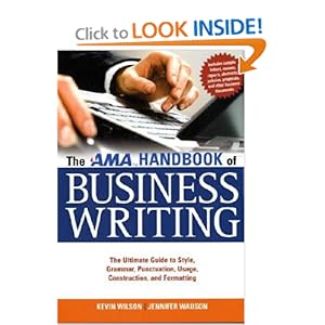 The AMA Handbook of Business Writing