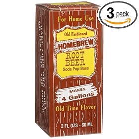 Homebrew Root Beer Pop Concentrated Extract, 2-Ounce Boxes (Pack of 3)