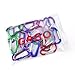 GOGO 24 PCS Aluminum D-shaped Carabiners in Assorted Colors, Gift Idea