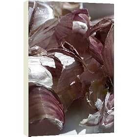 Box Canvas Print of GARLIC CLOVES (ORGANIC) from Garden World Images