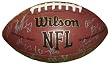 2011 Detroit Lions Team Autographed NFL Wilson Composite Football with 27 Signatures Total! Proof Photos