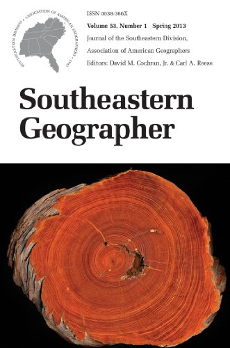 Southeastern Geographer: Spring 2013 Issue