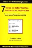7 Steps to Better Written Policies and Procedures