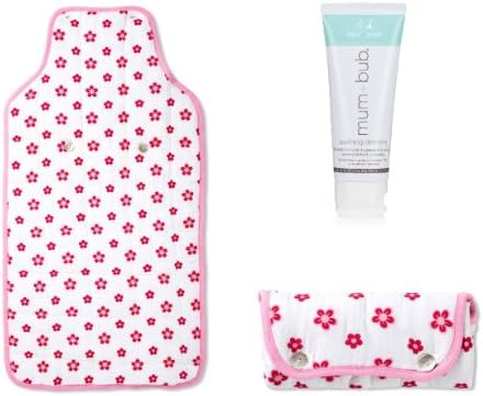 aden + anais Portable Travel Baby Changing Pad &amp; Ointment, Princess Posie