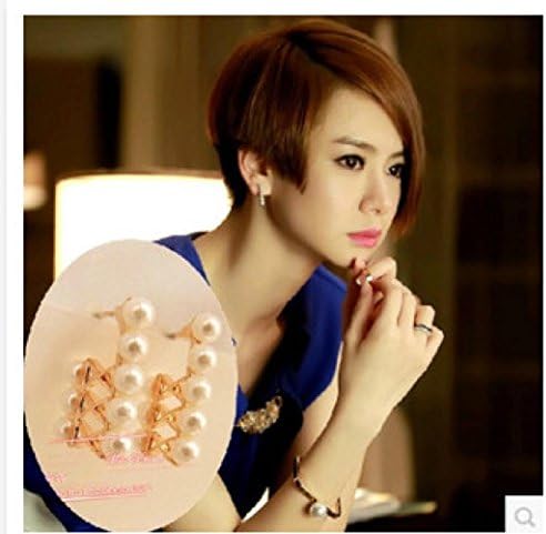 Long journey Love is back with Qi Wei Gianna Jun qianson Yi Fashion Earrings cushion Pearl Earrings female ornaments